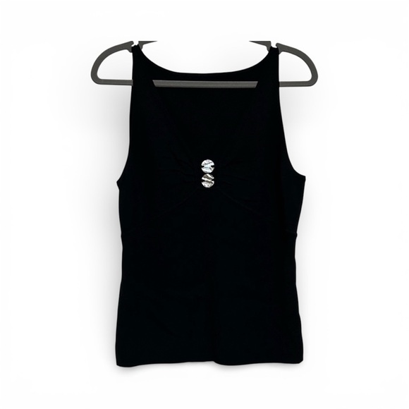 Mystery Girl Tops - Mystery Girl Black Tank Top